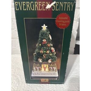 Vintage‎ 1995 Maisto Musical Christmas Tree Village House